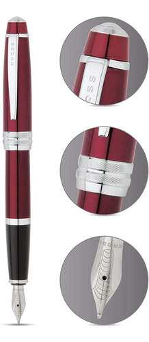 Cross Bailey Lacquer Red Fountain Pen 0