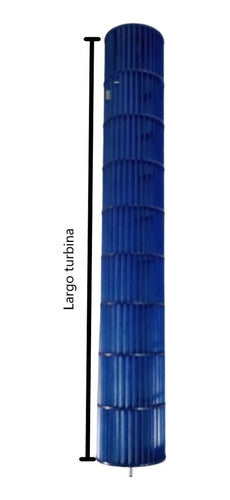 Interior Fan Turbine L: 605mm; D: 94mm; E: 23mm B: Internal 3