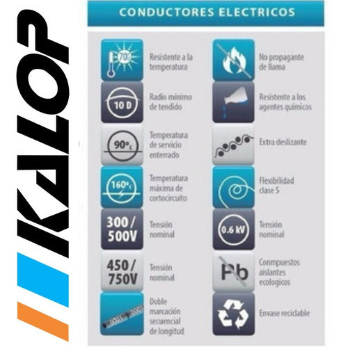 Combo X10 Llave Kalop De Luz Con Tapa 1