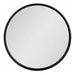 Kate and Laurel Travis Round Wood Wall Mirror, 31.5" 1