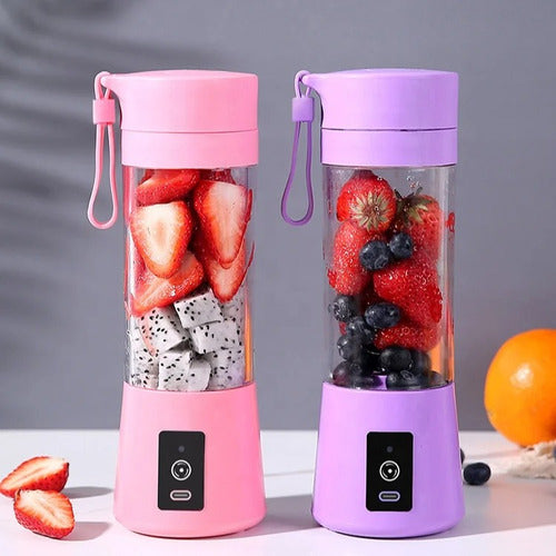 Portable Juicer Mini Blender Thermos - Rechargeable X3 Units 3