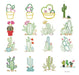 77 Embroidery Machine Matrices Cactus/Flowers/Plants 4