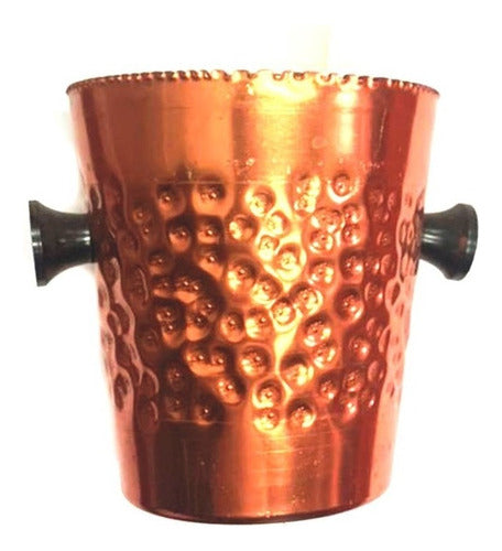 Bazar Casa Greco Ice Bucket Aluminum Coated Handcrafted 0