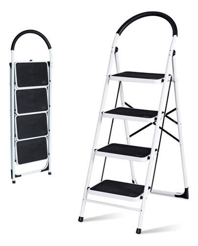 TECNE CBA Escalera 4 Escalones Metálica Antideslizante 150x45cm S/150k 0