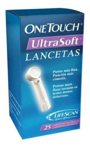 OneTouch Lancetas Ultra Soft One Touch Ultra Mini X 25 Unidades 0