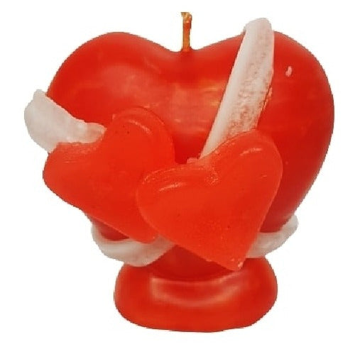 Heart Shaped Ritualized Candle 0