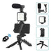 Professional Video Streaming Kit with Microphone, Tripod, and LED Lighting for Cell Phone 0