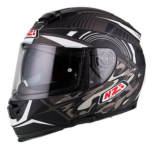 NZI Helmets Eurus 2 Floyd Double Visor Integral Motorcycle Helmet 0