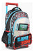 School Backpack with LED Light and Extendable Cart 18" 13
