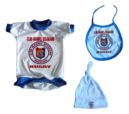 Baby Set Body + Extras Rugby Club Manuel Belgrano 0