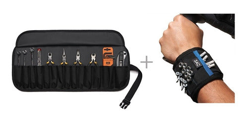 Combo Kit Tool Holder, Tool Belt, and Magnetic Wristband 0