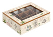 The Smart Box Wooden Tea Box 12 Compartments Custom Design 0