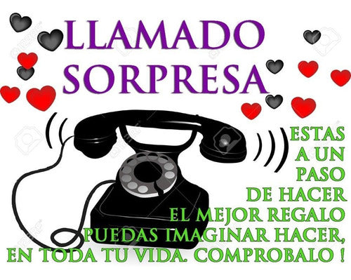 Llamado Sorpresa Original Emotiva Serenata Telefonica 0