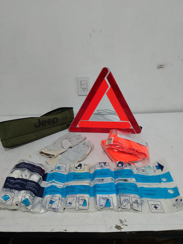 Kit De Seguridad Y Emergencia Con Baliza Triangular Jeep Org 5