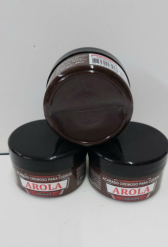 Crema Para Cuero Arola Pote 60 Cc Color Africano Distrilafl 1