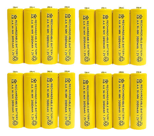 Generic 20 AA 3000mAh Ni-MH 1.2V Rechargeable Batteries for MP3, Cellphones, RC 0