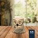 Enameled Ceramic Owl Aromatic Burner - High-Quality by Silmar Bazar 2