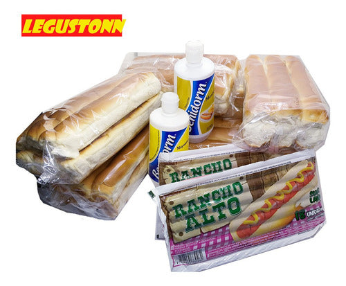 Super Panchos Combo X 72 With Bread and Dressings - Legustonn 0