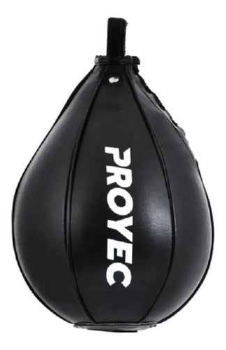 Proyec Pera Boxeo Puchinball Proyec Cuero Original N°2 Kick Box 0