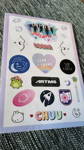 Loona Artms Custom Stickers 10x15cm 2