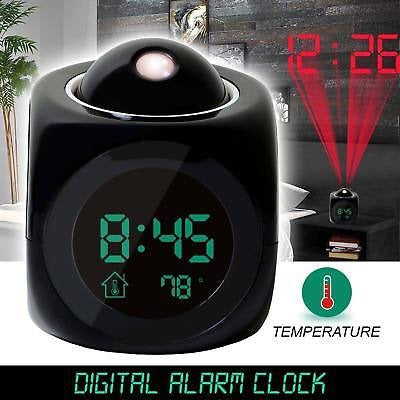 Multifunction Talking LCD Projection Alarm Clock 1