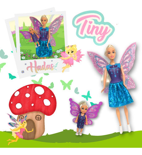 Sebigus Tiny and Luli Fairy Dolls with Wings 1