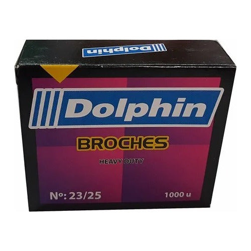Dolphin 23/25 Staples for Stapler - Box of 1000 Units 0