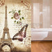 Eiffel Tower Waterproof Shower Curtain 0