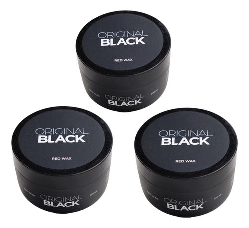 Original Black Red Wax Hair Wax 100ml X3 0