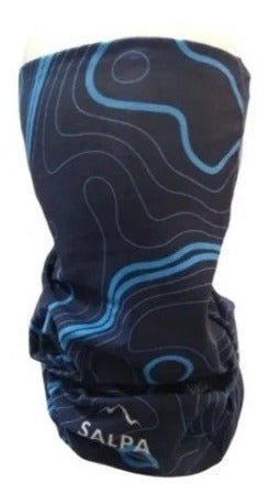 Thermal Combo!! Thermal Neck Warmer + Thermal Gloves (map) (blue) 2