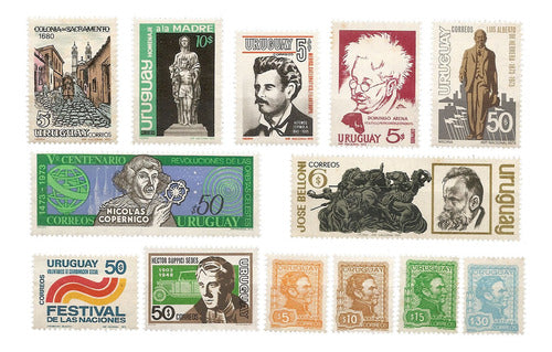 Uruguay 10 Complete Mint Series Total 13 Values 0