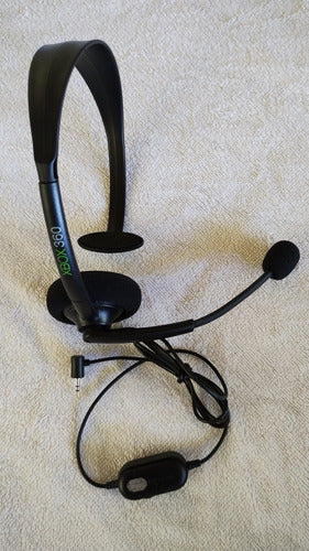 Microsoft Xbox 360 Headset with Volume Control and Boom Mic - 2.5mm Plug - Black 5