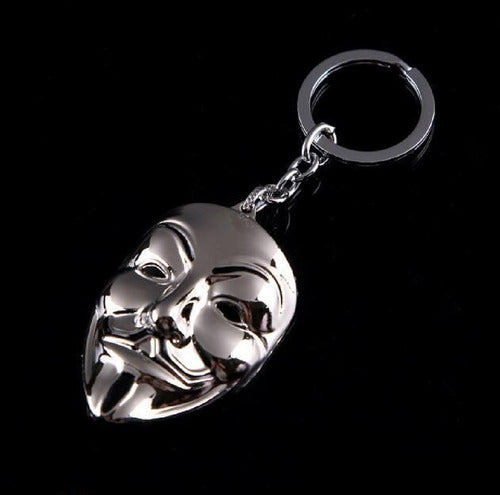 Metal Vendetta Mask Keychain (No. 2) 1