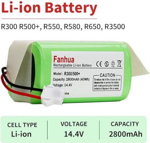 Fanhua Battery 2800mAh 14.4V for Coredy R300 R500+ R550 R580 4