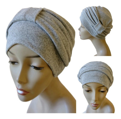 Soft and Warm Oncology Turban Hat for Transitional Seasons 6