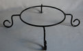 Handcrafted Iron Plate Stand / Display in Black 3