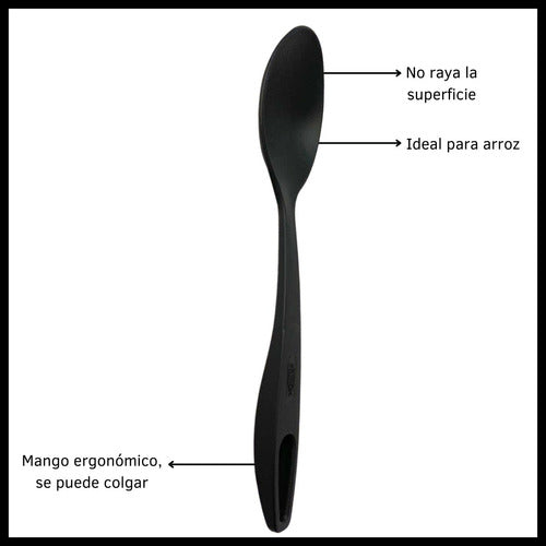 Brinox Nylon Non-Stick Rice Spoon Dishwasher Safe 4