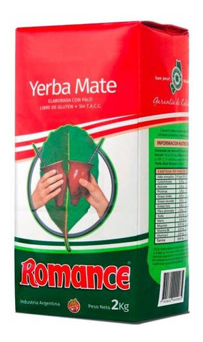 Romance Yerbas Pack X 5 Unid Yerba Bolsa 2 Kg 0