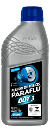 Fluido Oleo De Freio Original Paraflu Azul Dot3 500ml 6