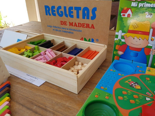 Regletas De Madera Pintadas, 240 Piezas - En Caja. 4