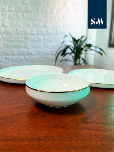 Sakura Set Vajilla Ceramica Para 2 Personas 6 Piezas Platos 3