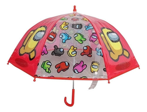 Cresko Among Us Plastic Kids Umbrella 0