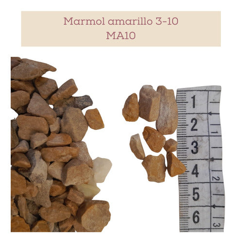 Piedra Marmol Amarilla Bolsa 25kg - Hanasono 1