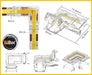 Corner L Connector Buckle for 8mm x 10 Units COB LED Strip 2