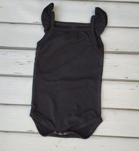 Baby Girl Tank Top Bodysuits Solid Colors 100% Cotton 6