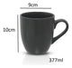 Decormesa Taza Gris Oscuro Satinada 377ml 9x10cm Mundotoys 1