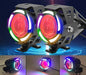 Lux Led U7 Multi Proyector Lens Flash Motorcycle Angel Eye Light Kit - Set of 2 2