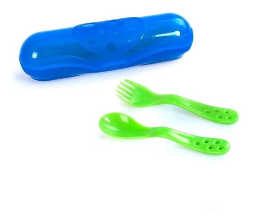 Baby Innovation Set Cuchara y Tenedor Con Estuche 1