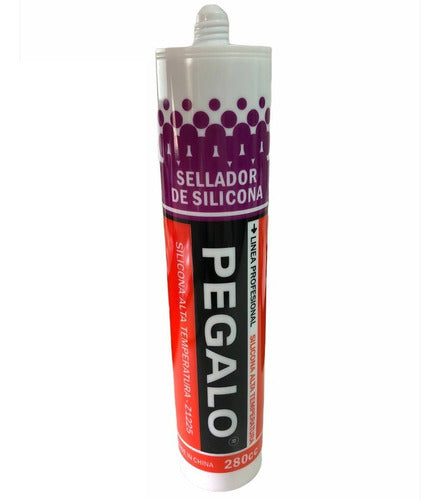 Pegalo Silicone Sealant High Temperature Cartridge X 280cc 0