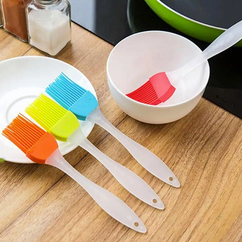 Baluni Silicone Brush and Spatula Set – Heat Resistant 3